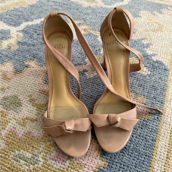 Beige Alexandre Birman CLARITA BLOCK 90 - Picture 2 of 9